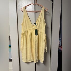 NWT Chic Yellow Sleeveless Top